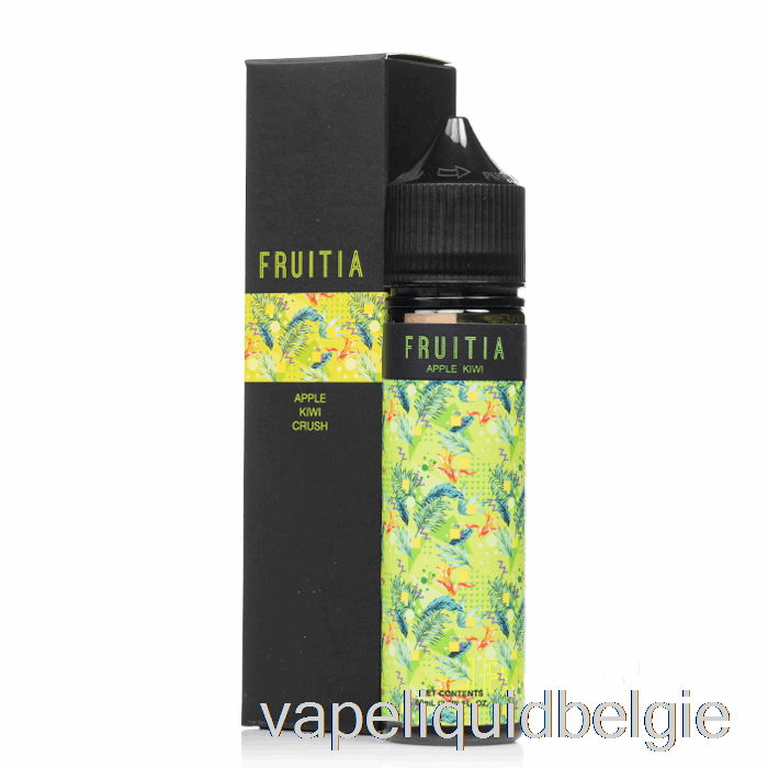 Vape België Appel Kiwi Crush - Fruitia - 60ml 3mg